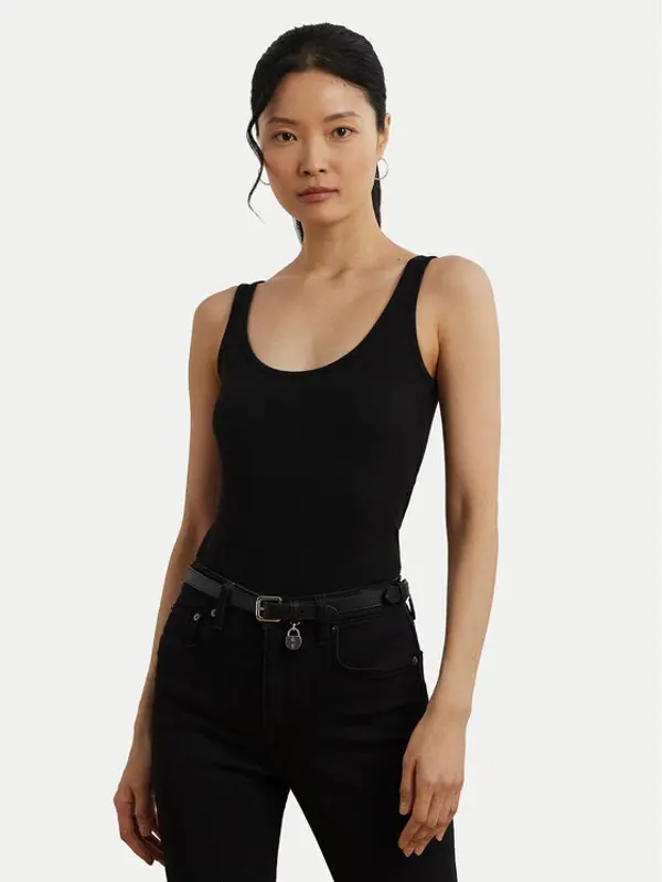 Lauren Ralph Lauren LAUREN RALPH LAUREN Top 200704777005 Crna Slim Fit