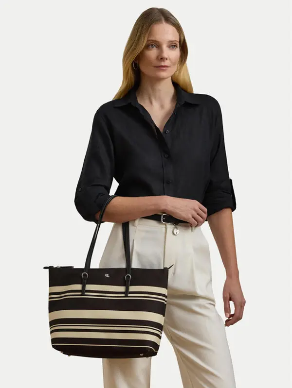 Lauren Ralph Lauren LAUREN RALPH LAUREN Torbica Keaton 431916737033 Crna