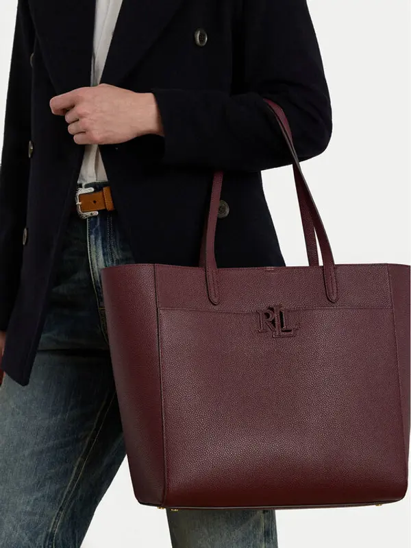 Lauren Ralph Lauren LAUREN RALPH LAUREN Torbica Large Cameryn 431960183010 Tamnocrvena