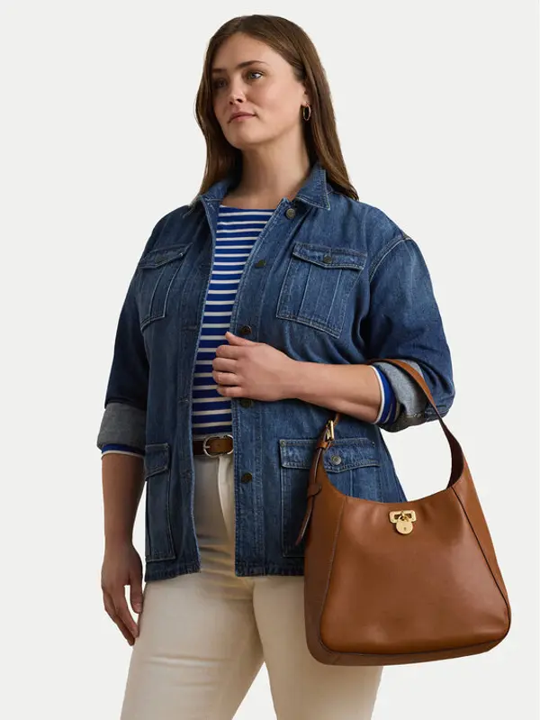 Lauren Ralph Lauren LAUREN RALPH LAUREN Torbica Large Tanner Shoulder Bag 431956790001 Smeđa