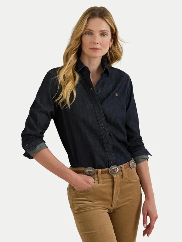 Lauren Ralph Lauren LAUREN RALPH LAUREN traper košulja 200B20825001 Tamnoplava Regular Fit