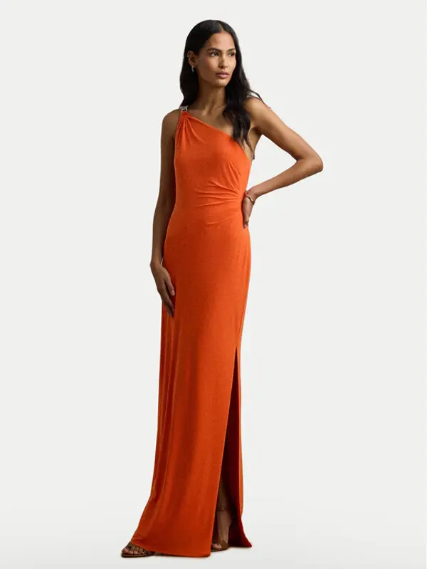 Lauren Ralph Lauren LAUREN RALPH LAUREN Večernja haljina 253751483033 Narančasta Slim Fit