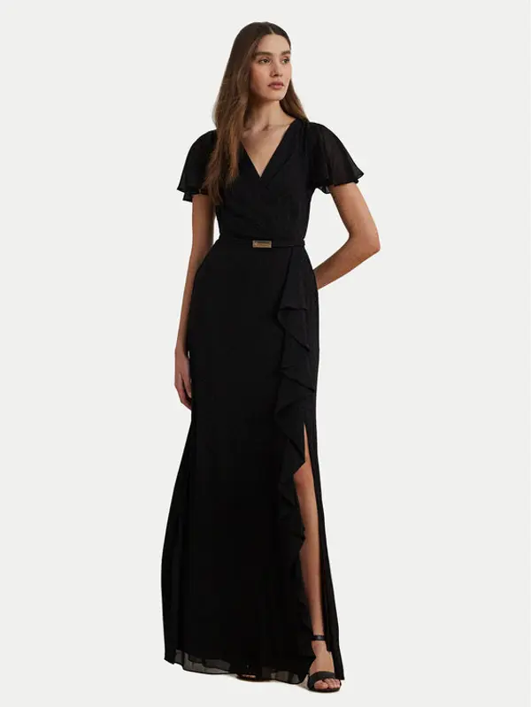 Lauren Ralph Lauren LAUREN RALPH LAUREN Večernja haljina 253909447001 Crna Regular Fit