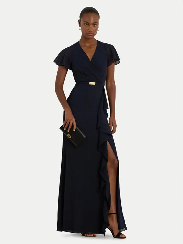 Lauren Ralph Lauren LAUREN RALPH LAUREN Večernja haljina 253909447002 Tamnoplava Regular Fit