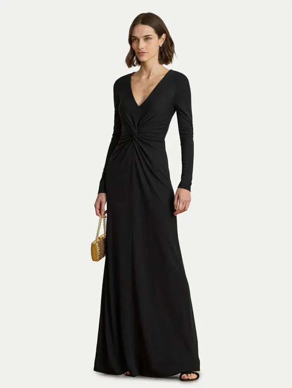 Lauren Ralph Lauren LAUREN RALPH LAUREN Večernja haljina 253981393002 Crna Slim Fit