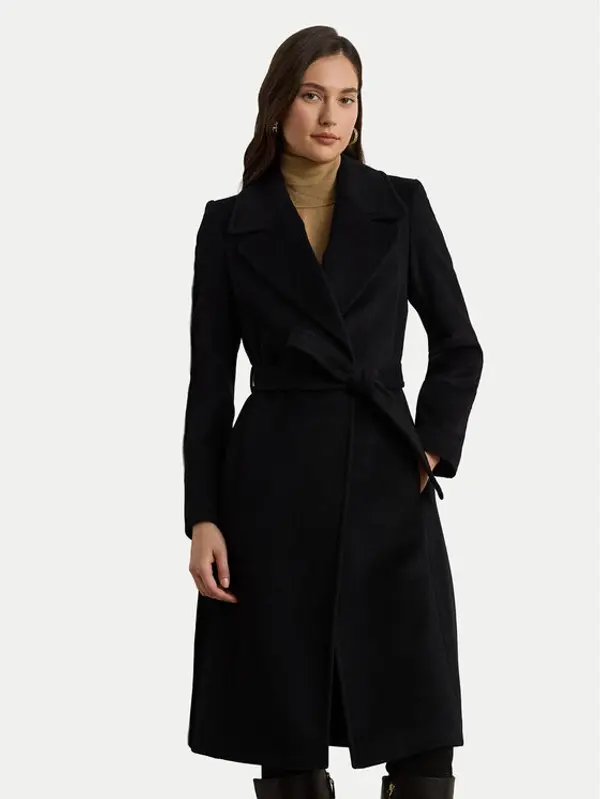 Lauren Ralph Lauren LAUREN RALPH LAUREN Vuneni kaput 297962169001 Crna Regular Fit