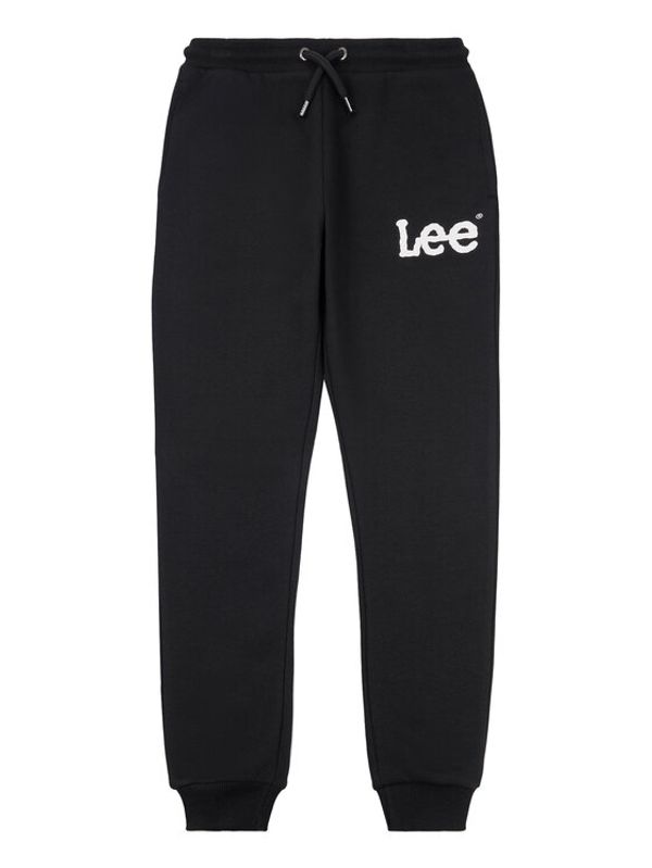 Lee Lee Donji dio trenerke Wobbly Graphic LEE0011 Crna Regular Fit
