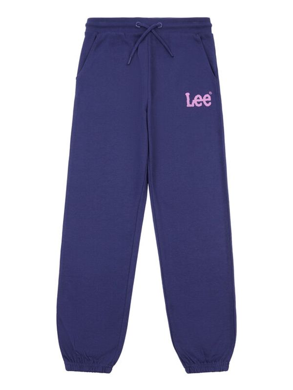 Lee Lee Donji dio trenerke Wobbly Graphic LEG5097 Plava Regular Fit