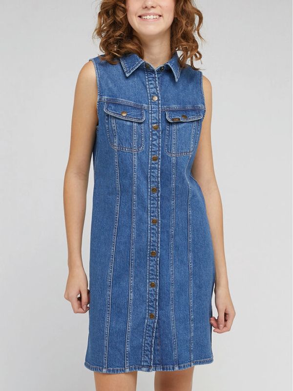 Lee Lee Jeans haljina L51QHKB12 112330461 Plava Regular Fit