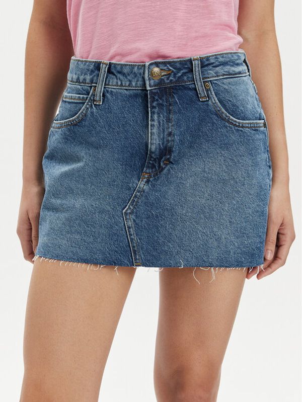 Lee Lee Jeans suknja 112349008 Plava Regular Fit