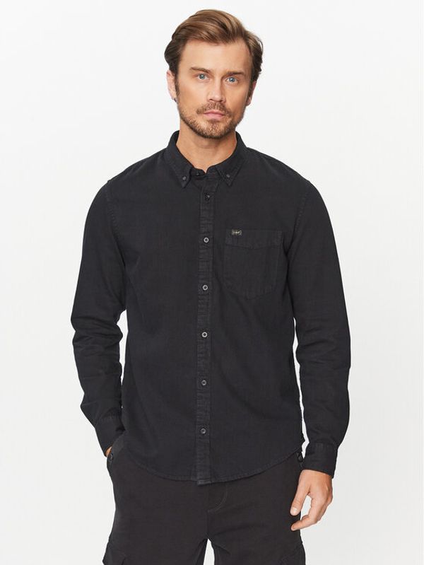 Lee Lee Košulja 112330674 Crna Regular Fit