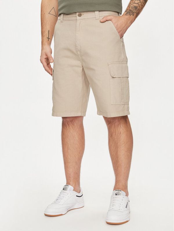 Lee Lee Kratke hlače Cargo 112349316 Bež Loose Fit