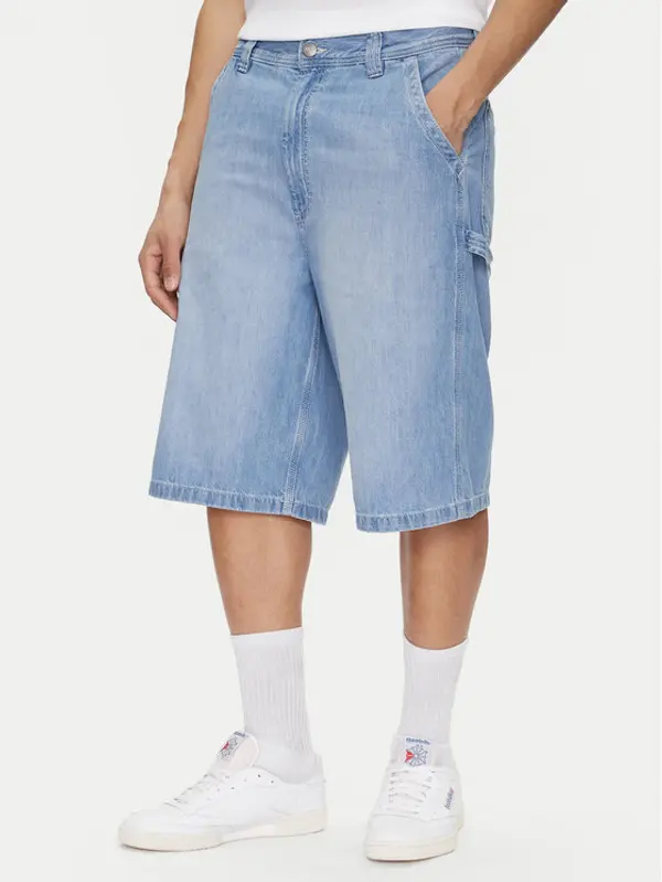 Lee Lee Kratke traperice Carpenter 112364163 Plava Loose Fit