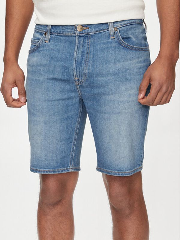 Lee Lee Kratke traperice Rider 112349232 Plava Slim Fit