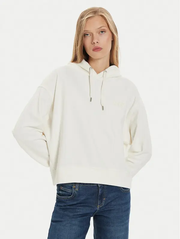 Lee Lee Majica dugih rukava Essential 112341539 Écru Relaxed Fit