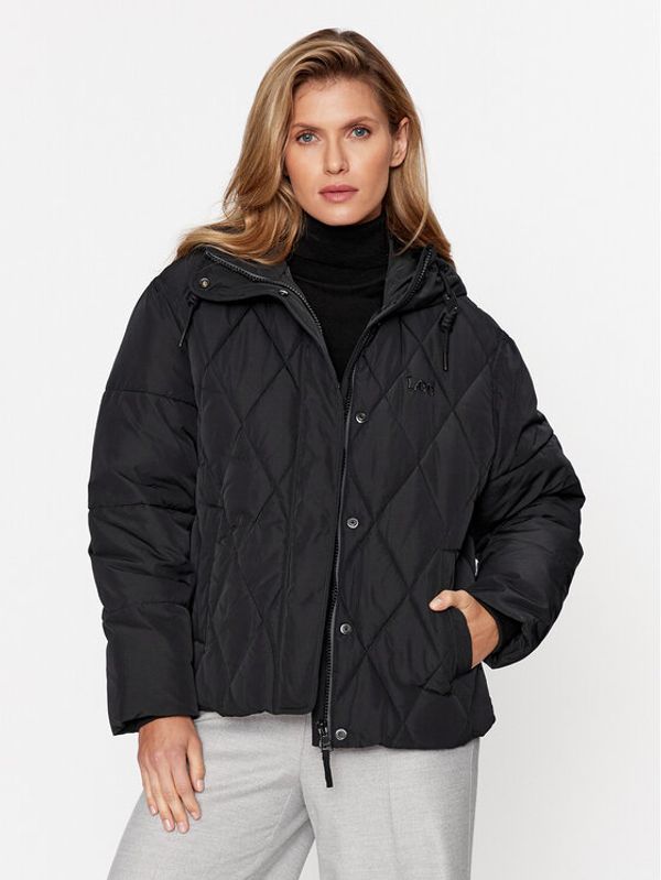 Lee Lee Pernata jakna 112341599 Crna Relaxed Fit