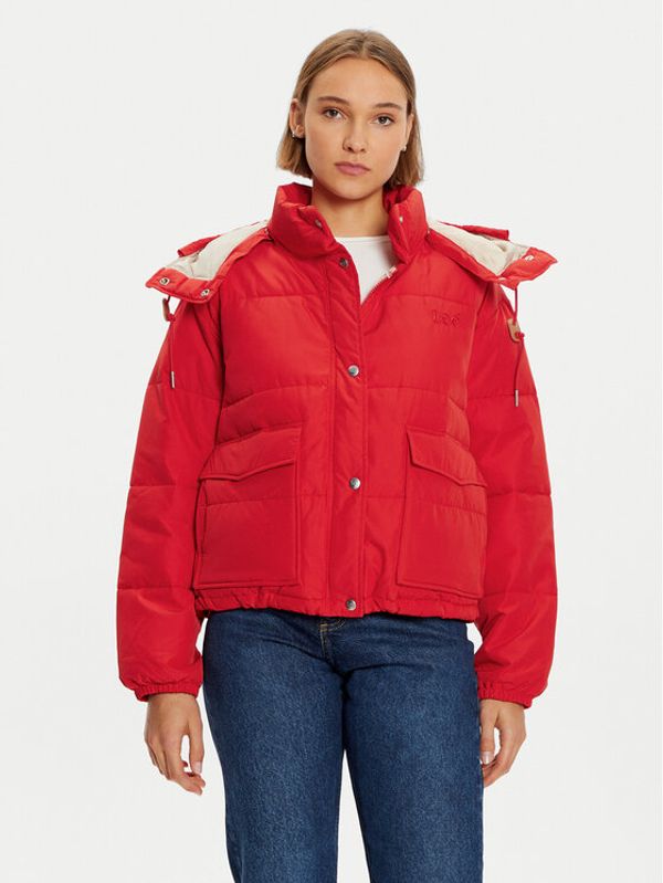 Lee Lee Pernata jakna 112355190 Crvena Relaxed Fit