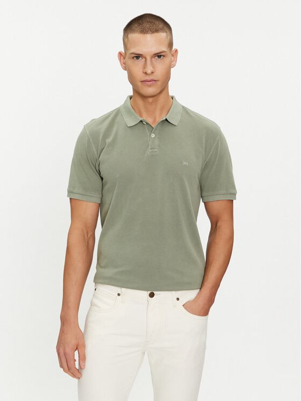 Lee Lee Polo 112349956 Zelena Regular Fit