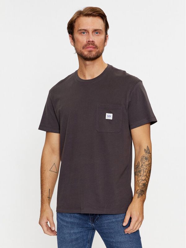 Lee Lee T-shirt 112341743 Crna Relaxed Fit