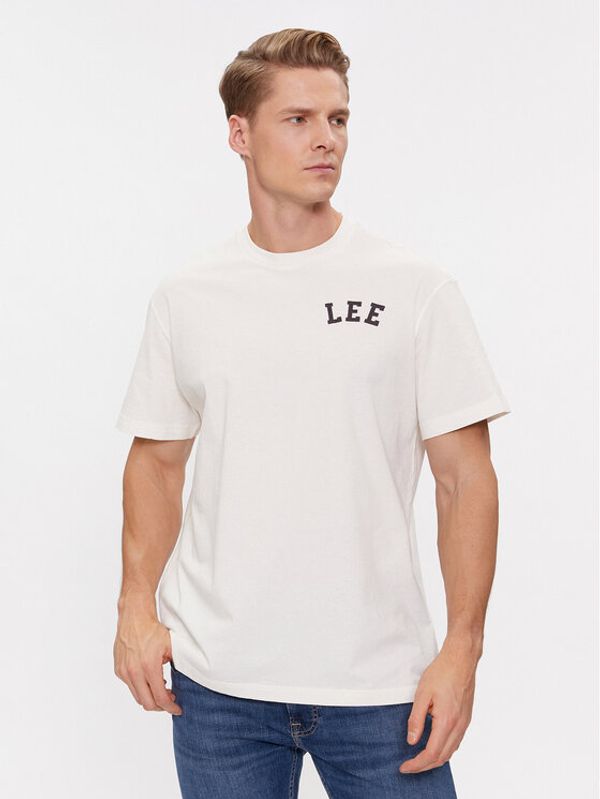 Lee Lee T-shirt 112342484 Bež Relaxed Fit