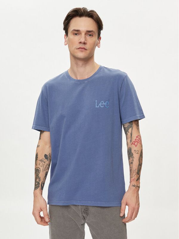 Lee Lee T-shirt Wobbly 112349080 Plava Regular Fit