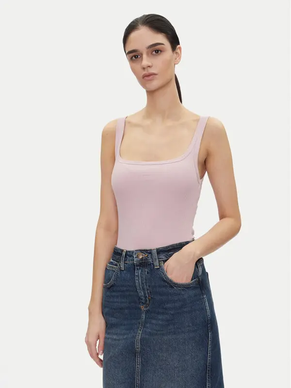 Lee Lee Top Square 112363644 Ljubičasta Slim Fit