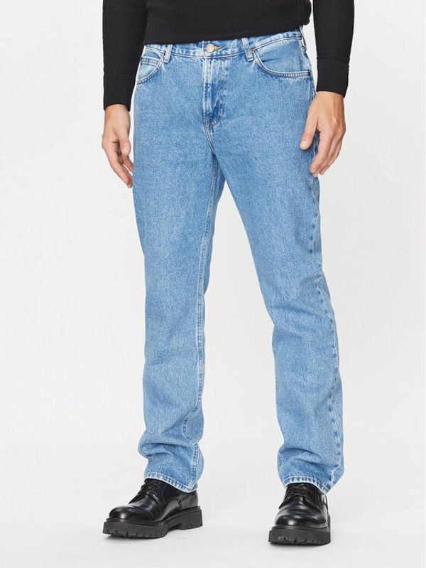 Lee Lee Traperice 112342281 Plava Relaxed Fit