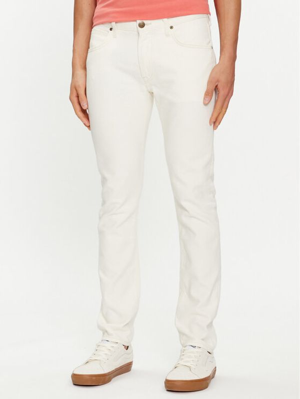 Lee Lee Traperice Luke 112349207 Bijela Slim Fit