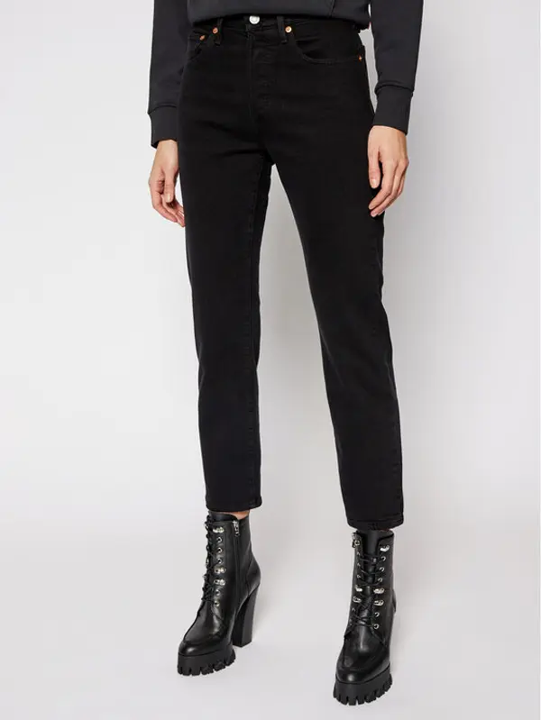 Levi's® Levi's® Cropped Fit traperice 501® Original 36200-0085 Crna Cropped Fit