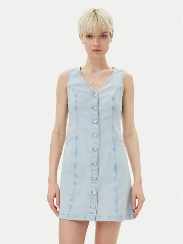 Levi's Levi's® Jeans haljina Vianna Vest 001WL-0000 Svijetloplava Regular Fit