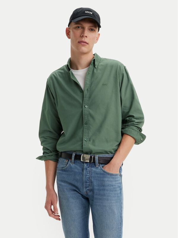 Levi's® Levi's® Košulja Authentic A7210-0002 Zelena Relaxed Fit
