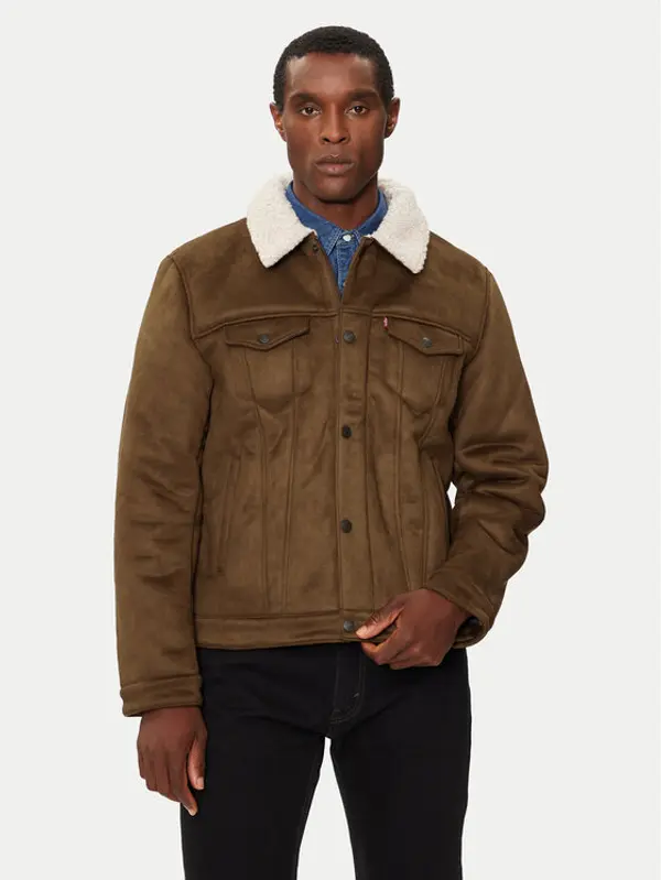 Levi's Levi's® Kožuh 001YT-0001 Smeđa Regular Fit