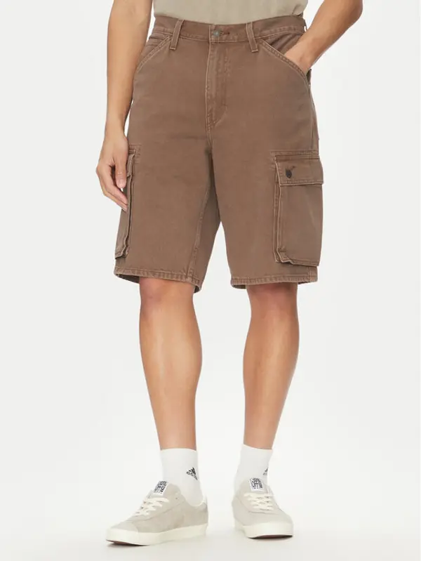 Levi's® Levi's® Kratke traperice 478™ 001GU-0003 Smeđa Baggy Fit