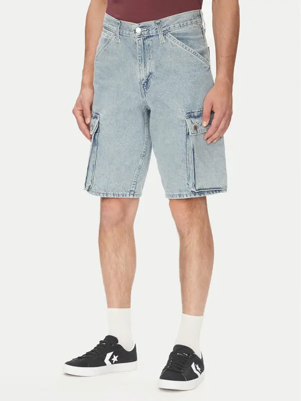 Levi's® Levi's® Kratke traperice 478™ 001GU-0004 Plava Baggy Fit