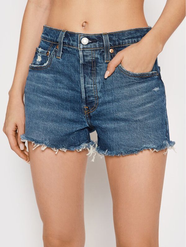 Levi's® Levi's® Kratke traperice 501® 56327-0206 Tamnoplava Slim Fit