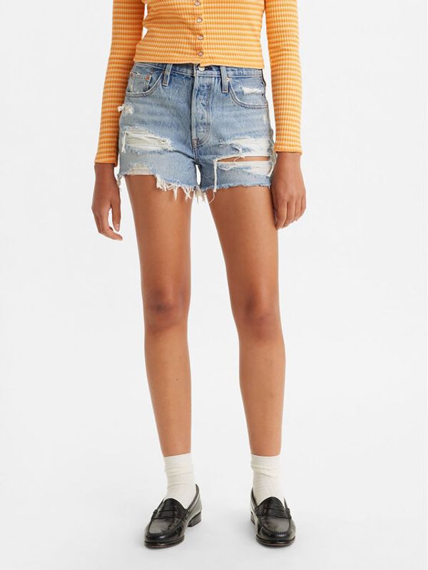 Levi's® Levi's® Kratke traperice 501® 563270314 Plava Slim Fit