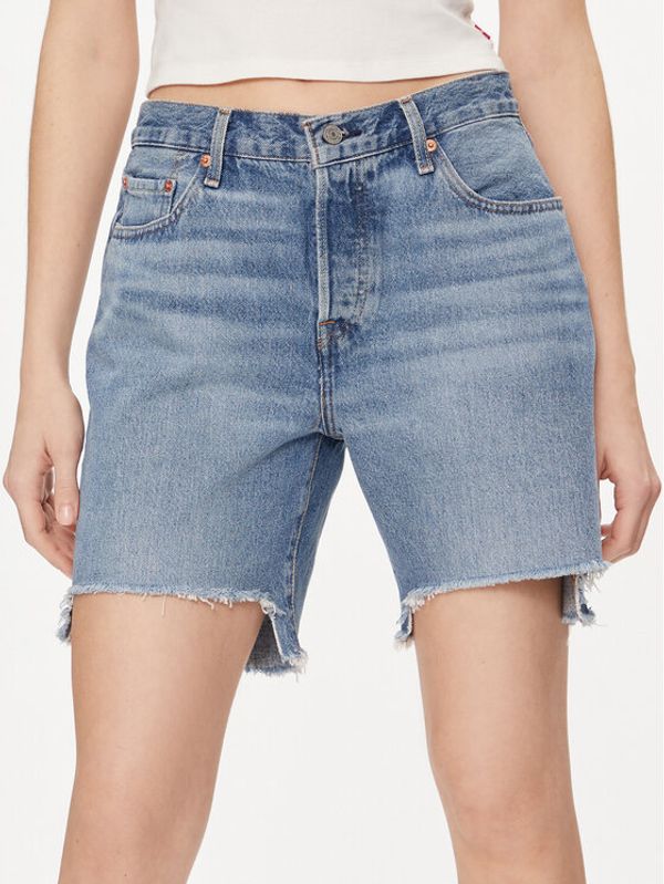 Levi's® Levi's® Kratke traperice 501® 90's A1962-0020 Plava Loose Fit