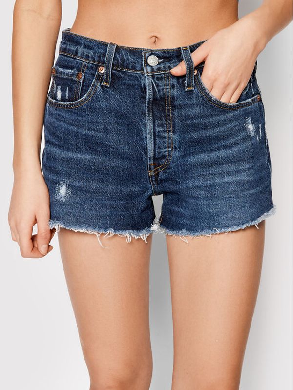 Levi's® Levi's® Kratke traperice 501® Original 56327_1 Tamnoplava Slim Fit