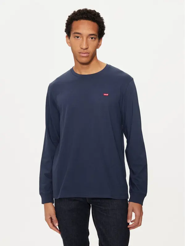 Levi's® Levi's® Majica dugih rukava Original Logo Tee 72848-0001 Tamnoplava Regular Fit