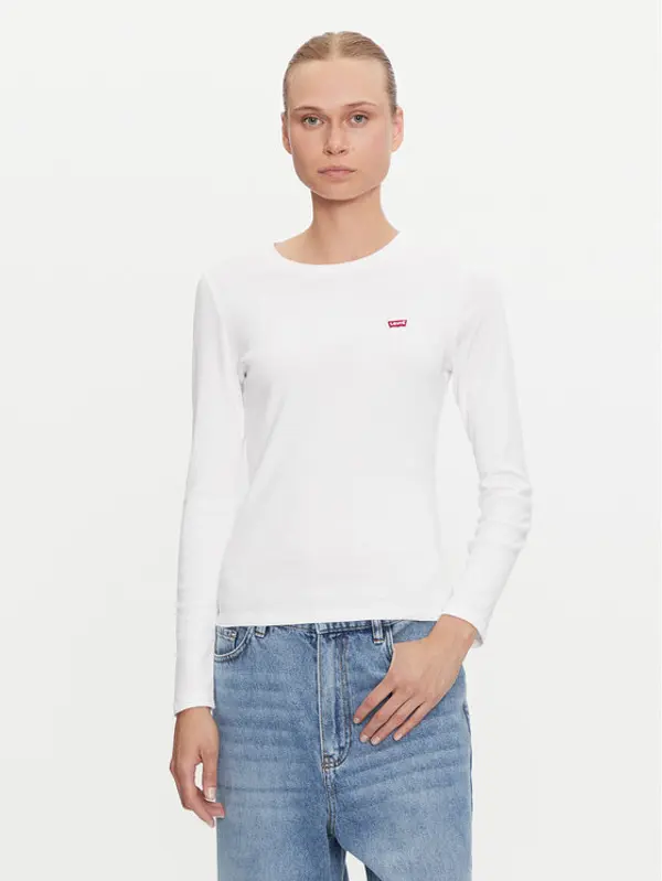 Levi's® Levi's® Majica Essential Housemark 000KL-0000 Bijela Regular Fit