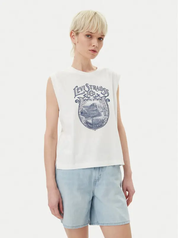 Levi's® Levi's® Majica Graphic 001MW-0000 Bijela Standard Fit