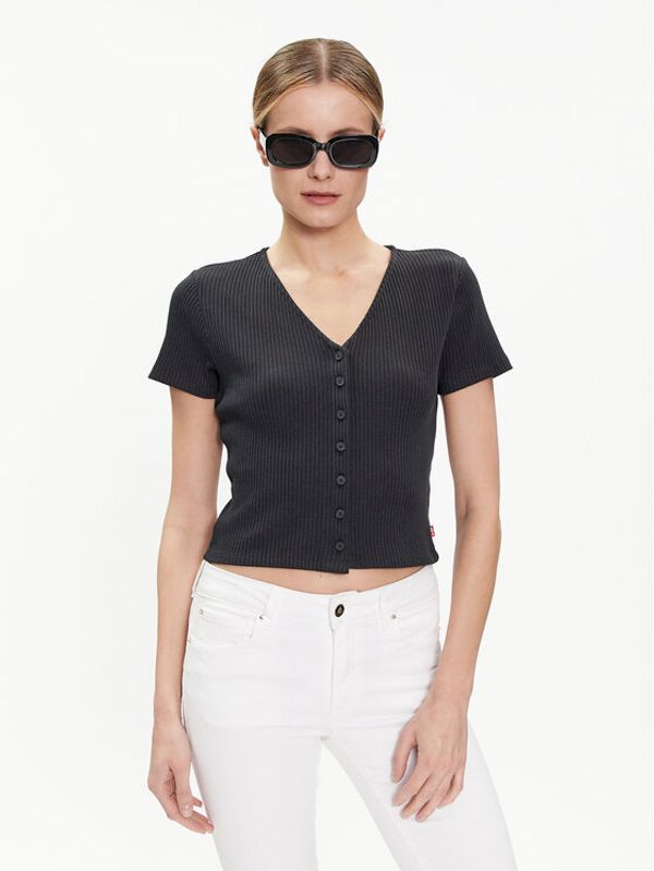 Levi's® Levi's® Majica Monica A7182-0001 Crna Slim Fit