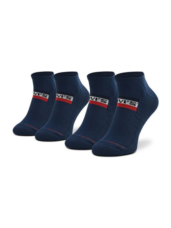 Levi's® Levi's® Set od 2 para unisex niskih čarapa 701219507 Tamnoplava