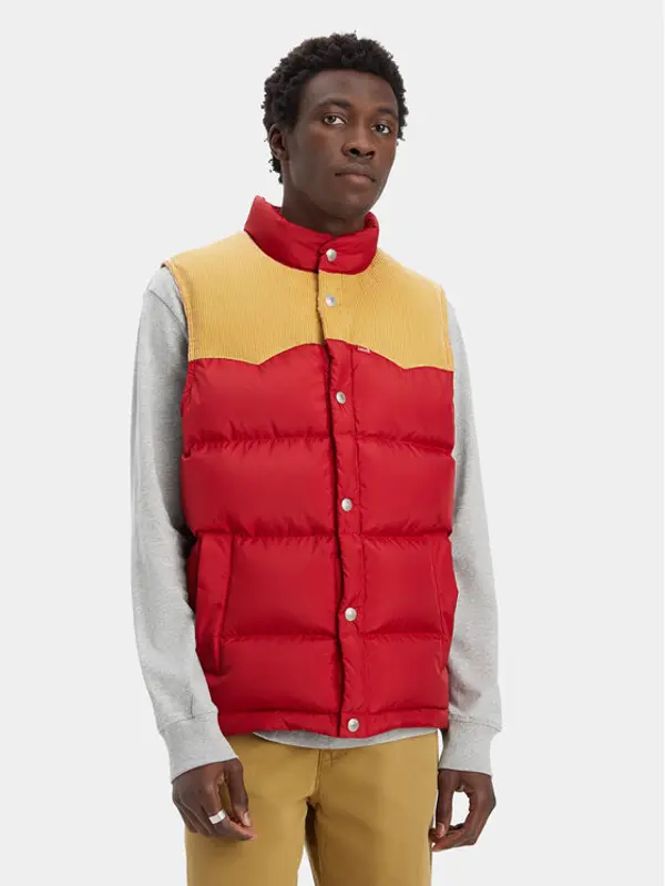 Levi's Levi's® Sportski prsluk Western Super Puffer A5634-0003 Crvena Regular Fit