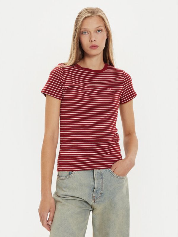 Levi's® Levi's® T-shirt Essential Housemark 000KK-0005 Crvena Slim Fit