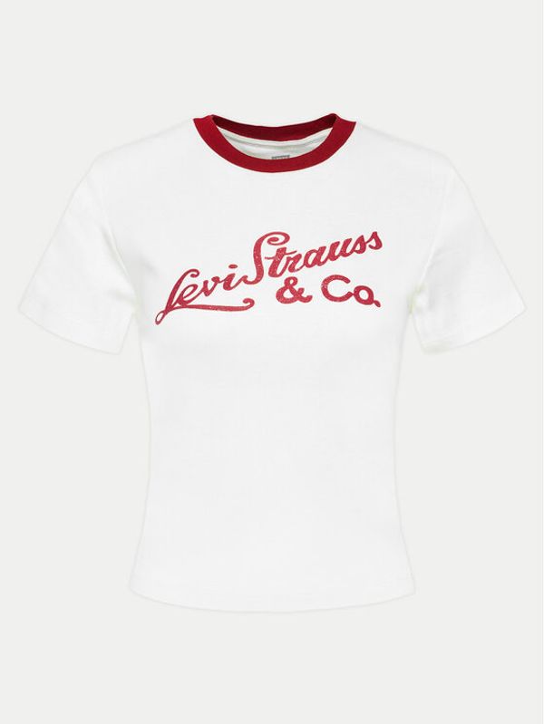 Levi's® Levi's® T-shirt Essential Sporty A8798-0023 Écru Slim Fit