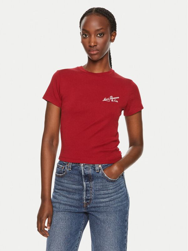 Levi's® Levi's® T-shirt Essential Sporty A8798-0025 Crvena Slim Fit