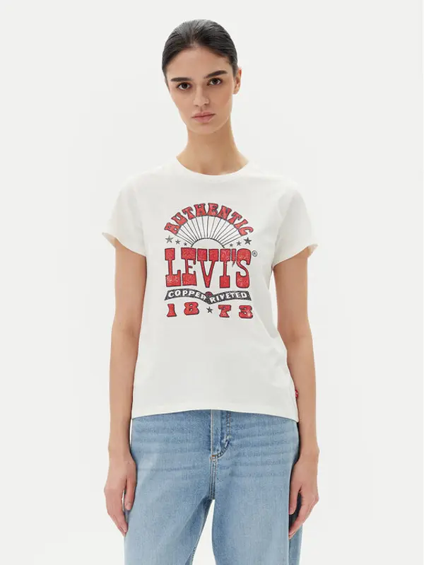 Levi's Levi's® T-shirt Perfect 17369-3024 Bijela Standard Fit