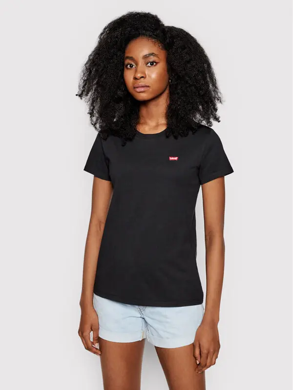 Levi's Levi's® T-shirt Perfect Tee 39185-0008 Crna Regular Fit