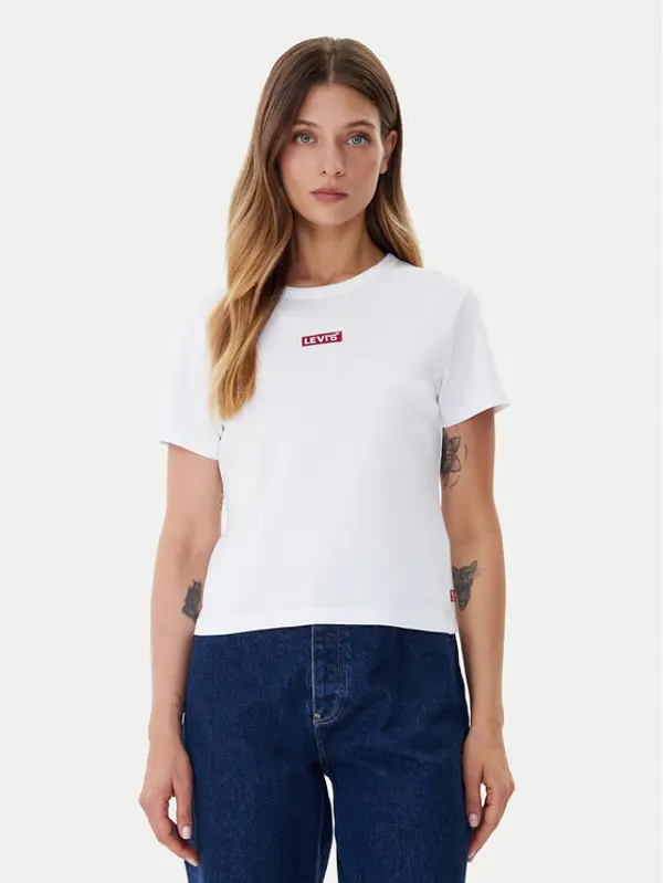 Levi's® Levi's® T-shirt Rickie 001Z9-0007 Bijela Slim Fit